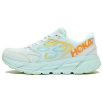 HOKA Clifton L Embroidery - Blue Glass Unisex Sneakers Radiant-Yellow 1126854-BGRYL 40.5 gray