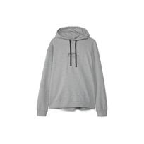 Jordan x Paris Saint-Germain Front Logo Fleece Pullover Hoodie Dark Grey Heather Men Streetwear DM3096-063 S