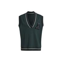 Adidas Originals Colorblock Logo Print V-Neck Vest Women Tops Green IA8323 L