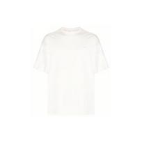 Nike Solo Swoosh Logo Detail Crew Neck T-Shirt Men Tops White CV0559-030 L