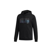 Adidas Neo Metallic Graphic Hoodie With Drawstring Men Hoodie Black EI4459 S