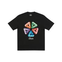 Palace Autumn/Winter 2021 Ich Bun Logo Print Short Sleeve T-Shirt Unisex Tops Black P21TS010 L gray