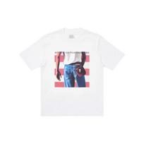Palace Born To Bun T-Shirt White Unisex Tops P20TS069 M gray