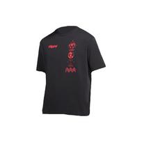 Jordan American Retro Letter Logo Print Pullover Crew Neck Short Sleeve T-Shirt With Drop Shoulders Men Tops Black DV3076-045 M black
