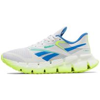 Reebok FloatZig 1 White Digital Lime Blue Men Sneakers Footwear-White Kinetic-Blue 100206728 41
