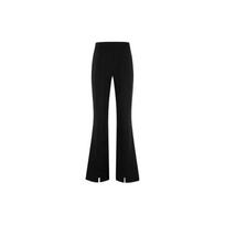 Calvin Klein Fashion Slit Flared Pants Women bottoms Space-Black J221918 XS black