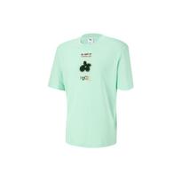 Puma Dream Pack Series Floral Print Round Neck Pullover Casual Short Sleeve T-Shirt Unisex Tops Mint-Green 539982-31 M