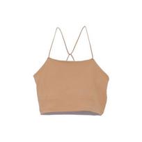 Nike Yoga Luxe Quick-Dry Solid Tank Top Women Tops Nut-Brown DA0733-288 XS white