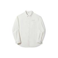 Li Ning Vital Series Solid Color Loose Casual Long Sleeve Shirt Unisex Shirts Off-White AFDT755-3 M