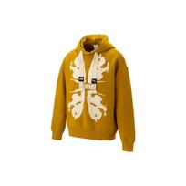 Puma X Staffonly X Monopoly Collaboration Pattern Print Loose Drawstring Hoodie Unisex hoodies Brick-Yellow 539896-84 L beige