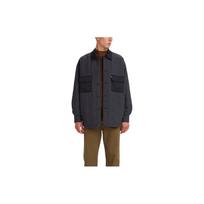 Levis Solid Color Spliced Large Pocket Single-Breasted Long Sleeve Jacket Men jackets Black A0278-0000 M