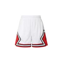 Jordan Essential Diamond Logo Mesh Breathable Casual Shorts Women shorts White DD0288-100 M white