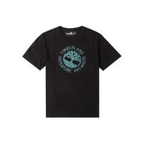 Timberland American Vintage Casual Letter Print Crew Neck Short Sleeve T-Shirt Men Tops Black A2Q4A-001 XL gray