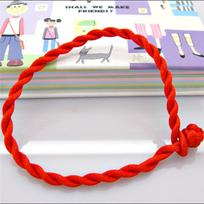 50X Cord String Kabbalah Lucky Bracelets Against Evil Eye For Success Red Black raudona