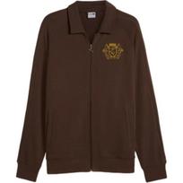 Puma Fashion Comfortable Long Sleeve Jacket Unisex Jacket Coffee-Brown 630968-65 S black