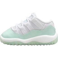 Air Jordan 11 Retro Low TD Igloo Kūdikio Sportbačiai Žali Balti 645107-103 23.5 white