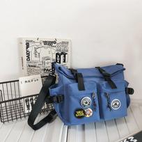 Trendy Hong Kong Style Men's Crossbody Bag & College Backpack Set