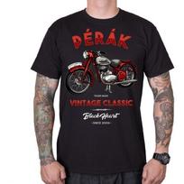 Marškinėliai BLACK HEART Pérák - Juoda