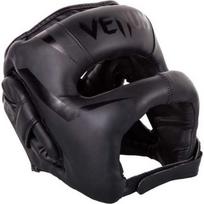 Bokso šalmas Venum Elite Iron, juodas