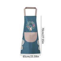 Nordic Simple Florist Apron Cotton Linen Gardening Coffee shops kitchen Aprons For Cooking Baking Restaurant Apron