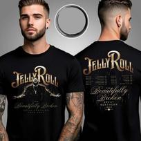 Jelly Roll The Beautifully Broken Great Northern 2026 Rain Tour 2 Sided T-Shirt XXXXL