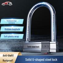 Heavy-Duty Anti-Theft U-Lock black
