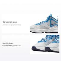 Space Jam x Nike LeBron 19 PS Sweatsuit Kids Sneakers White Blue-Void Dutch-Blue DD0421-100 28