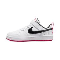 Nike Court Borough Low 2 SE PS White Very Berry Kids Sneakers Black DM0111-100 28