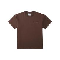 Adidas Originals Clover X Pharrell Williams Solid Color Crew Neck Sports Short Sleeve Tee Unisex Tops Brown HI2956 L brown
