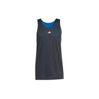 Adidas Reversible Sports Basketball Vest With Solid Color Logo Men Tops Carbon-Black IM4211 2XL