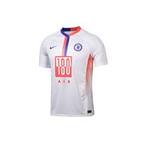 Nike Chelsea Fan Edition Ketvirtas išvykos futbolo sportinis trumpomis rankovėmis marškinėlis Vyriški viršutiniai drabužiai Baltas CW3880-101 S white