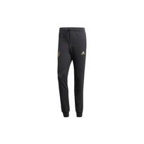 Adidas Manchester United Logo Track Pants Men Bottoms Carbon-Black FH8548 S black