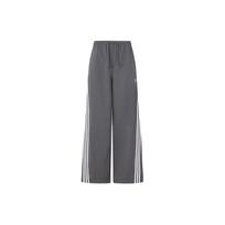 Adidas Originals Laisvos sportinės kelnės su trijų juostų spalvų blokais Moteriškos kelnės Tamsiai pilkos JJ3360 XL gray