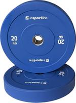 Guminis svorio diskas inSPORTline Bumper Plate Go 20 kg 50 mm