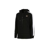 Puma Colorblock Logo Tape Striukė su gobtuvu Moteriška striukė juoda 531278-01 S black