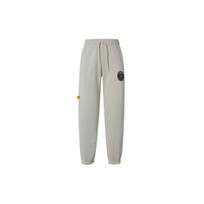 Jordan Paris Saint-Germain Solid Color Drawstring Fleece-Lined Knit Joggers Women Bottoms Stone FD6998-230 XL