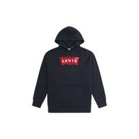 Levis Batwing Logo Embroidered Hoodie Men Hoodies Black 38479-0021 S