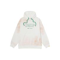 Mizuno X Randomevent Collaboration Loose Fit Tie-Dye Letter Sports Hoodie Men hoodies Off-White D2CC24I102 L