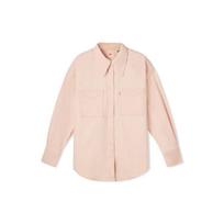 Levis SS22 Solid Pocket Button Denim Long Sleeve Shirt Women shirts Pink A1776-0005 XXS