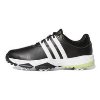 Adidas Tour 360 22 J Black Pulse Lime Kids Sneakers Core-Black Cloud-White GV9666 35½