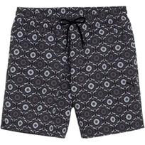 Puma Classics Prep Aop Fashion Versatile Classic Three-Quarter Casual Shorts Unisex shorts Black 627954-01 XL