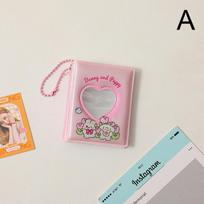 Mini Po Albumas Skaidrus PVC Vizitinių Kortelių Laikiklis 32 Kišenės Kpop Kortų Segtuvas Mini Idolo Nuotraukų Kolekcinis Albumas