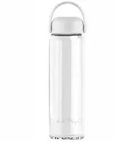 Gertuvė Vialli Design Stiklinis vandens butelis Fuori 540 ml baltas (30220)