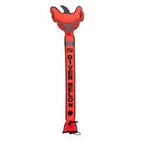 High Visible Safety Inflatable Scubas Diving Surfaces Signal Marker Portable Dives Surfaces Marker Buoy Enduring oranžinė