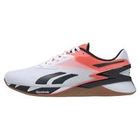 Reebok Nano X3 Unisex Footwear White Orange Flare Solar Acid Yellow HP6073 EU 42.5