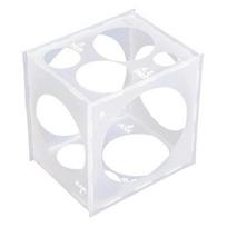 Collapsible Plastic Balloon Sizer Box Cube Measure with Ease 11 Holes for 2-10 Inch Balloons Accurate Balloon Measurement Tool balta