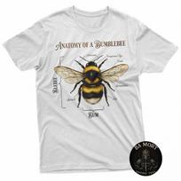 Anatomy Of A Bumblebee Funny Sarcastic Humor T-Shirt S įvairiaspalvis