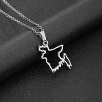 Bangladesh Map Pendant Necklace for Women Men Country Map Stainless Steel Jewelry Gift