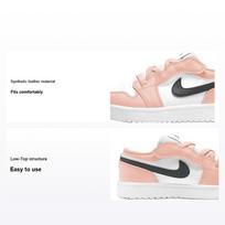 Air Jordan 1 Low ALT PS Arctic Orange Vaikų sportbačiai Balti Antracito BQ6066-800 35