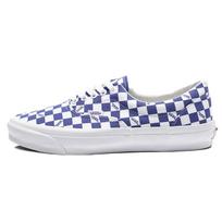 Vans OG Era LX Checkerboard Logo - Nautical Blue Unisex Sneakers White VN0A3CXN9U9 38